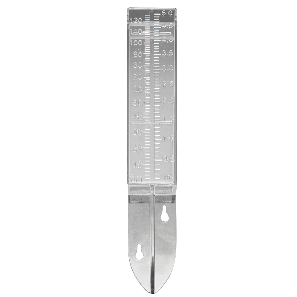 120ml Plastic Dual Scale Rain Gauge Home Garden Yard Rainfall Soil Water Measuring Meter Tool Outdoor Meteorological Measurer