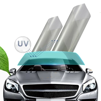 

76cm x 1.5m Clear 80% VLT Car Windscreen Front Window Tints Windshield Solar Film Roll