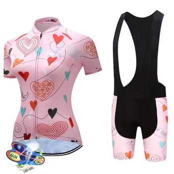 

Summer New Cycling Jersey 2020 Mtb Ropa Ciclismo Mujer Cycling Clothing Maillot Ciclismo lady Breathable Quick Dry Cycling Set