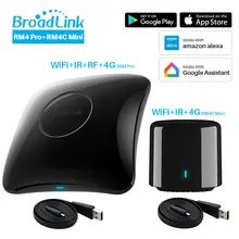 Broadlink RM4 Pro RM4C Mini 2020 Universal Intelligent Remote Controller Smart Home Automation Compatible Alexa Google Home