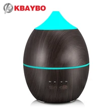 KBAYBO 300ml Humidifier Aroma Diffuser Aromatherapy Wood Grain Essential Oil Diffuser Ultrasonic Cool Mist maker for Office Home home use portable 300ml light wood grain ultrasonic humidification aroma essential oil diffuser chern aromatherapy humidifier