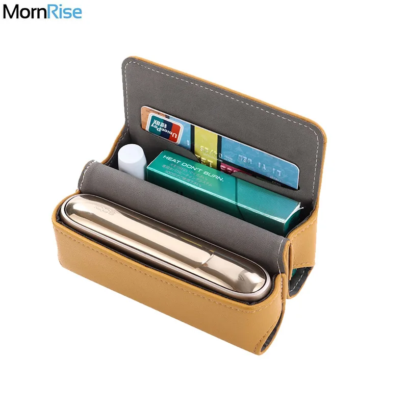 

Luxury Storage Pouch Electronic Cigarette PU Leather Bags For IQOS 3 e-cigarette Case Customized Carrying Cover Accessories