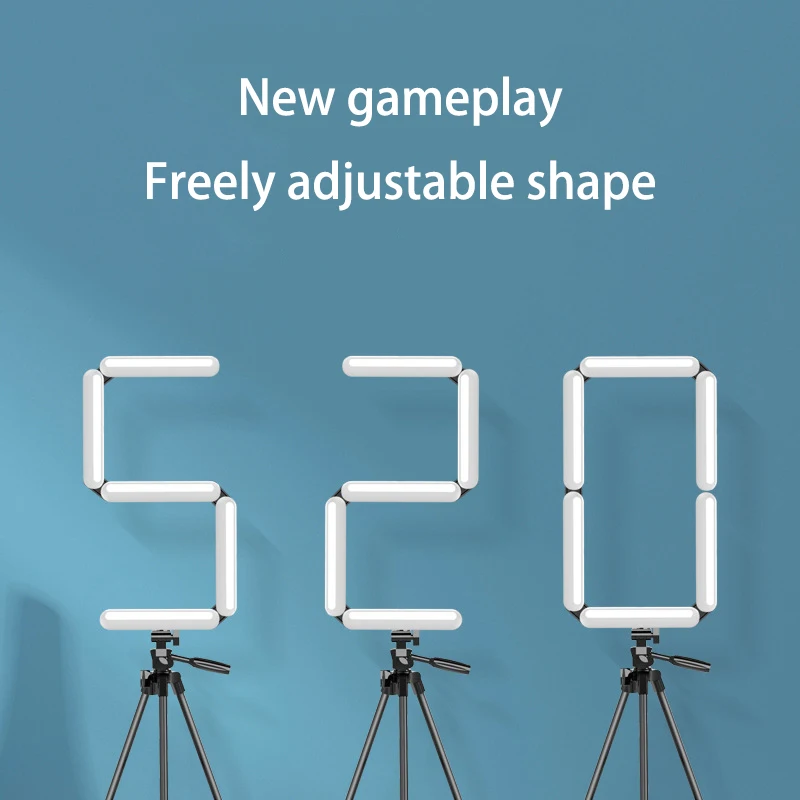 Vendita Calda Led Ring Light Usb Portatile Pieghevole Gratuito Fotografia Luce Mobile Desktop Selfie Live Per Youtube Tik Tok