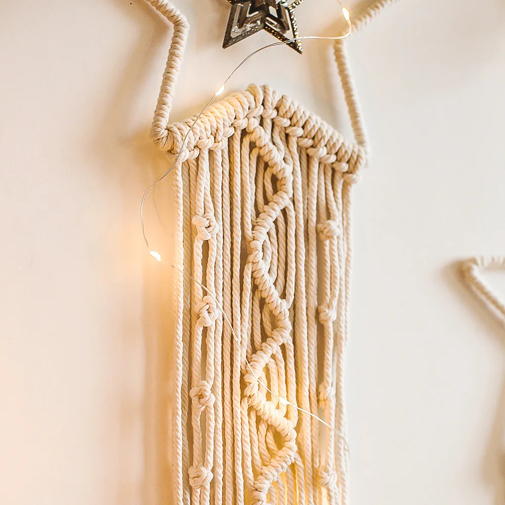 2020 Nordic Star Decoration Macrame Tapestry Wall Hanging Bohemian Handmade Knitted Wall Accents Tapestries Art Boho Home Decor 2020 Nordic Star Decoration Macrame Tapestry Wall Hanging Bohemian Handmade Knitted Wall Accents Tapestries Art Boho Home Decor