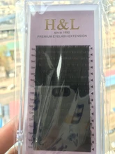 H & L SINCE-pestañas postizas de visón PBT coreanas, 1990 L/L +/LC/LD/M(LU), mezcla de 8-15, pestañas individuales para injerto en forma de L, maquillaje