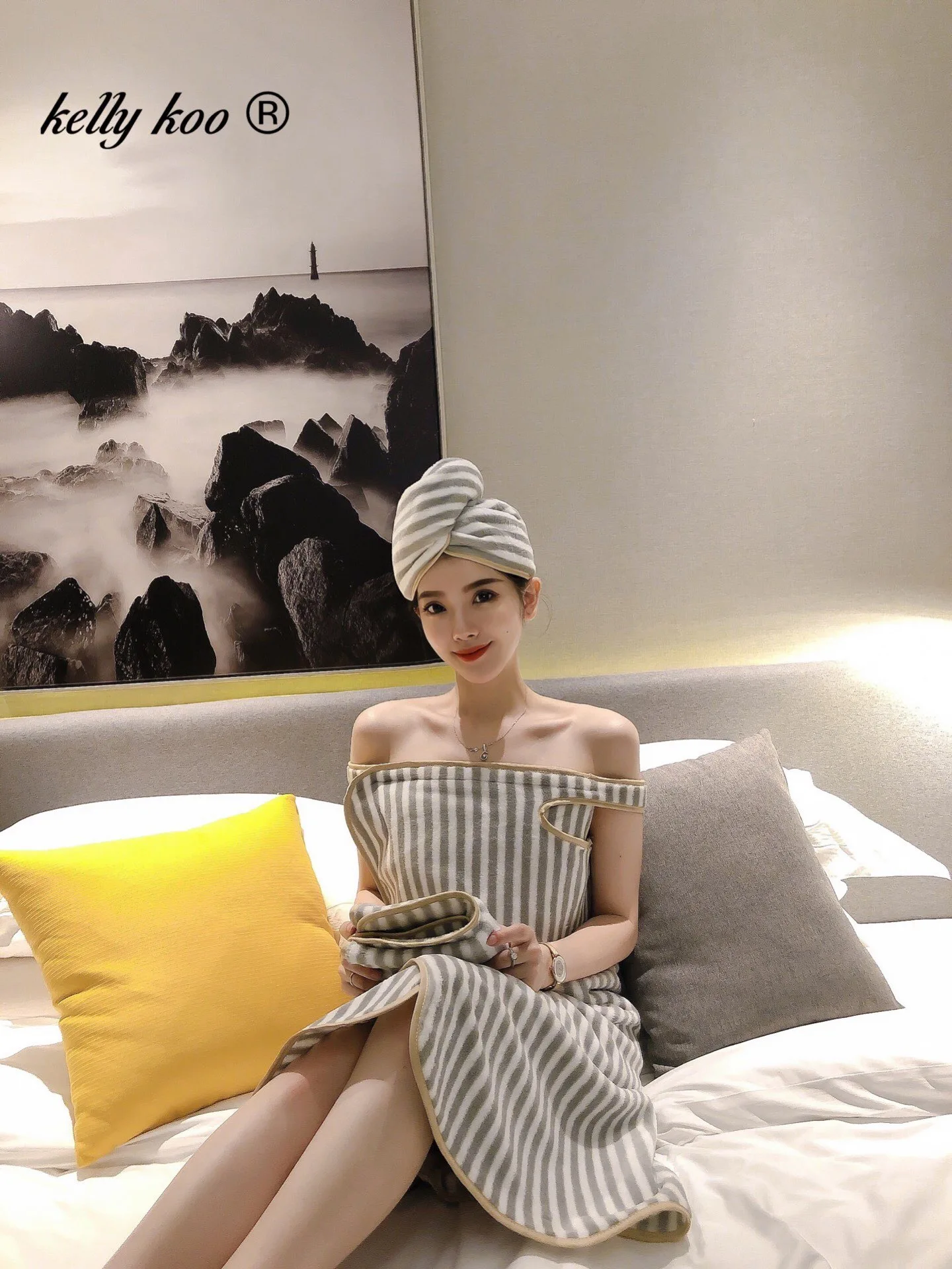 浴巾三件套