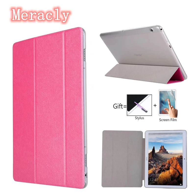 Ультратонкий чехол-подставка из искусственной кожи для Huawei MediaPad T3 10 9 6 дюйма AGS-L09