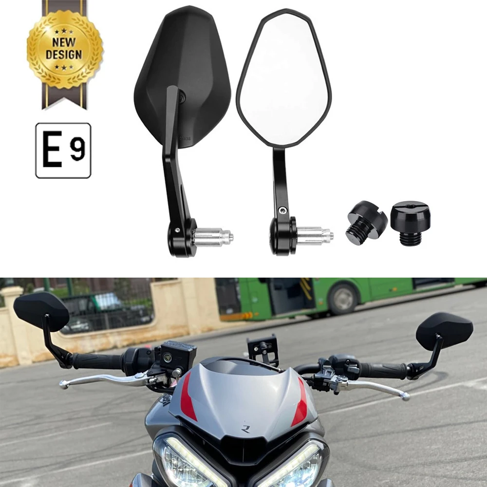 Зеркало заднего вида для Vespa cafe racer xmax 300 аксессуары tmax 500 530 mt 07 fz1 r6 мотоциклетное