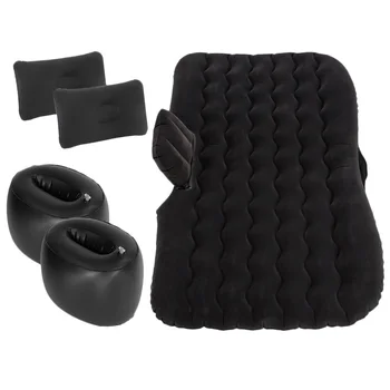 

New Outdoor Camping Car Air Inflatable Travel Mattress Bed Universal for Back Seat Multi Functional Sofa Pillow