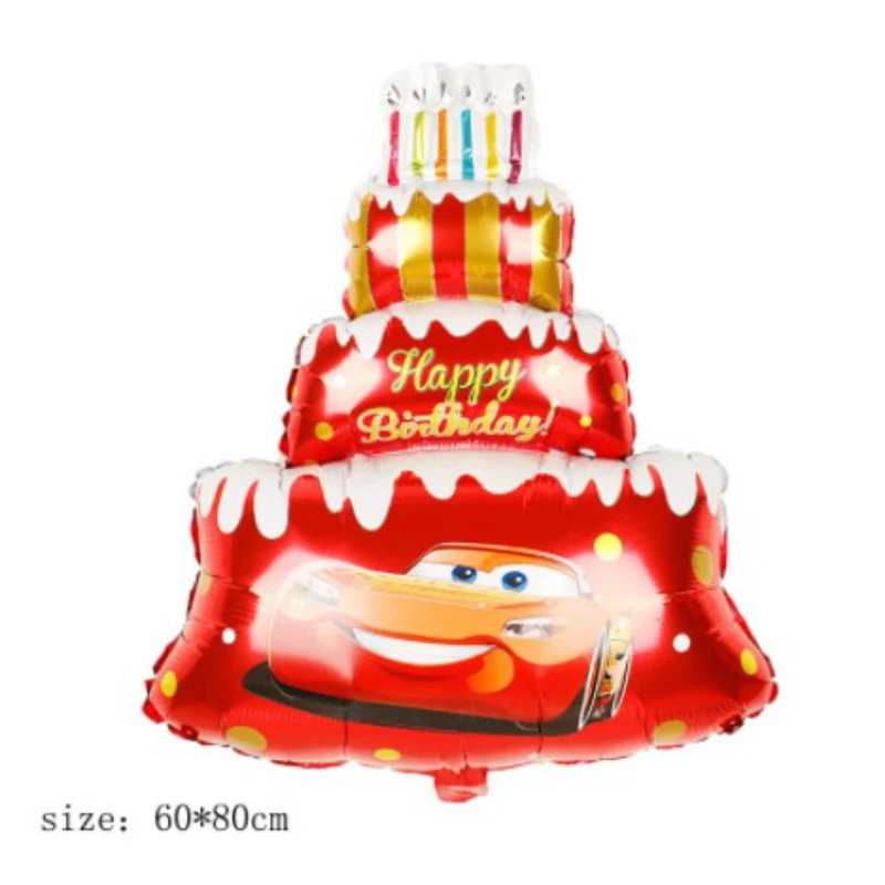 

18 inch race car general mobilization aluminum film balloon cartoon car circle McQueen car aluminum foil balloon birthday party