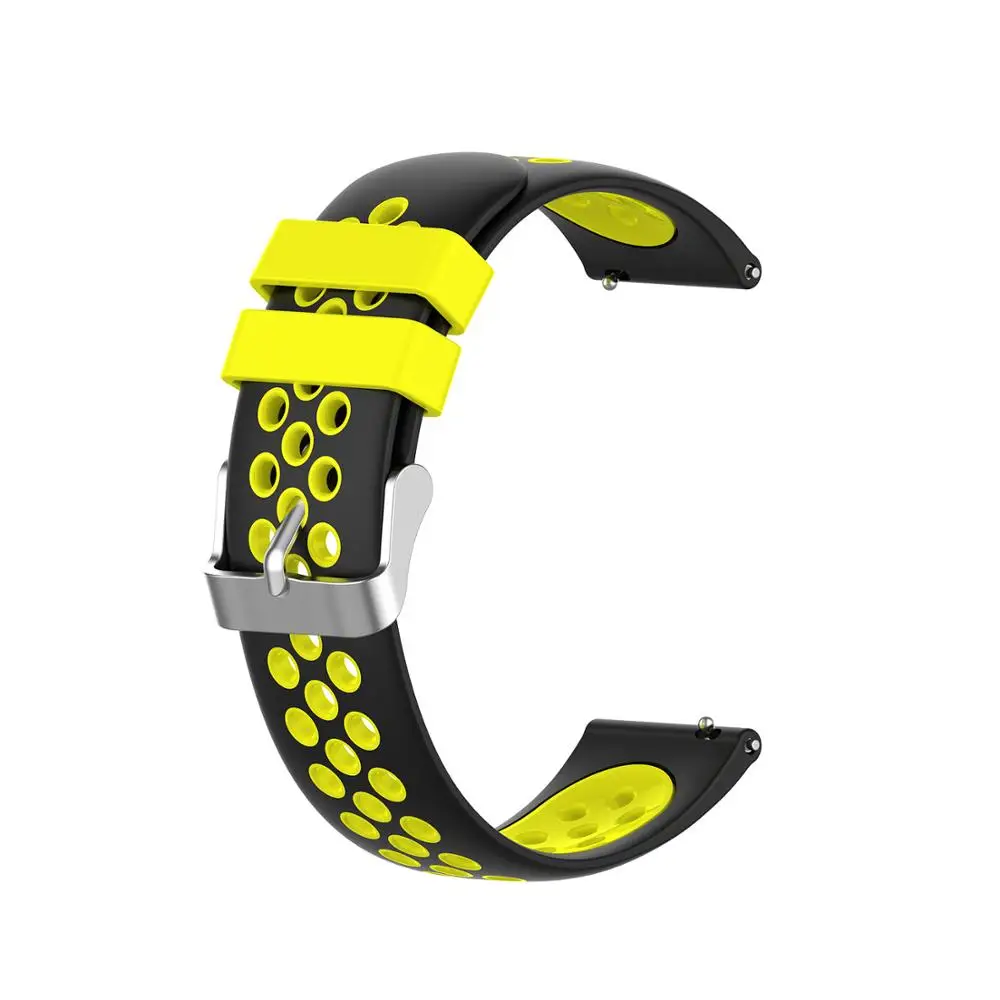 Силиконовый ремешок для смарт-часов POLAR IGNITE, ремешок для часов для POLAR Vantage M, сменный Браслет, Браслеты - Цвет: Black yellow