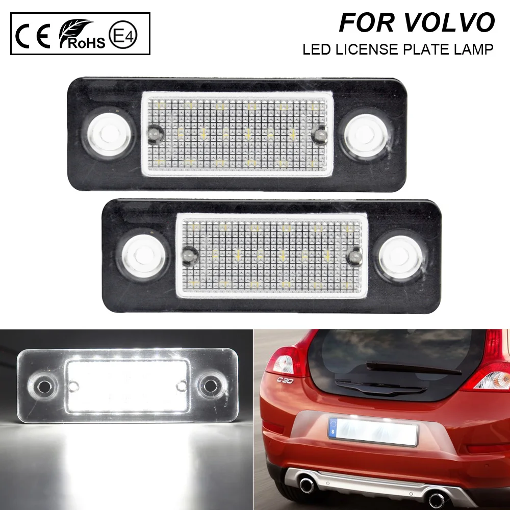 volvo c30 number plate bulb
