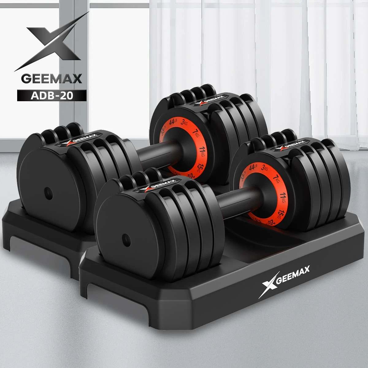 Geemax 20 25kg Adjustable Dumbbell Barbell Weight Automatic Replace Fitness Workout Gym Non Slip Exercise Training Tools 1pair Dumbbells Aliexpress