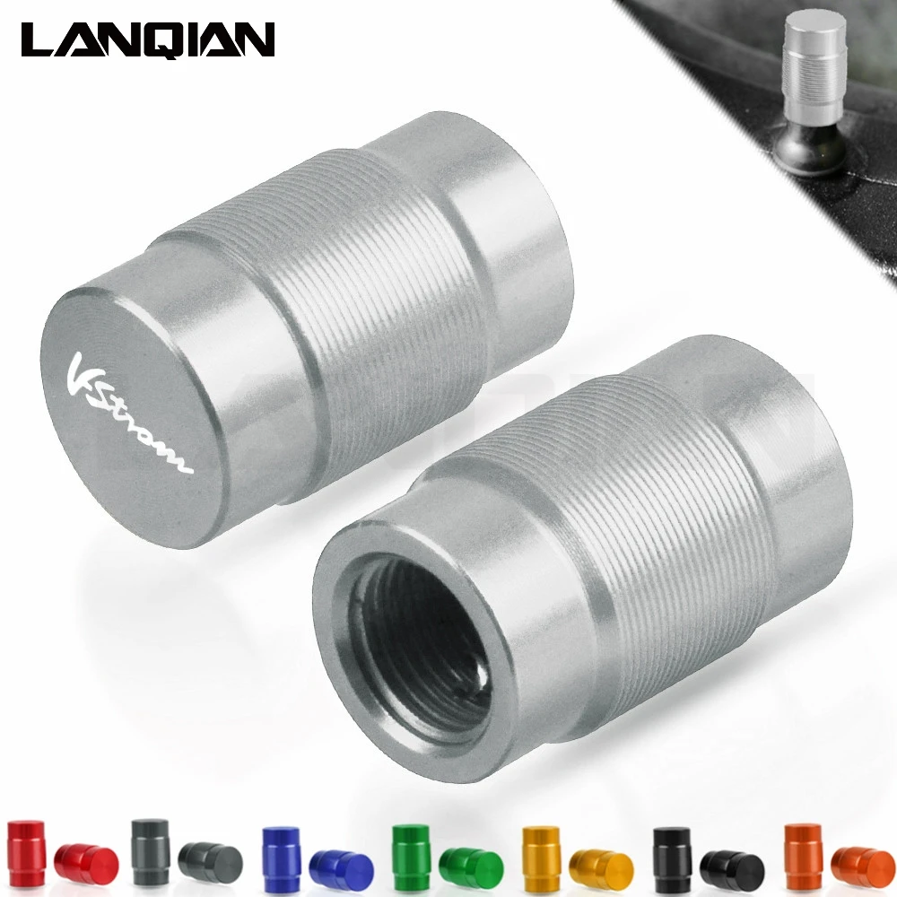 For Suzuki DL1000 DL 250 V-STROM Motorcycle Aluminum Wheel Tire Valve Stem Caps Airtight Covers 1000 V Storm 2002-2019 | Автомобили и