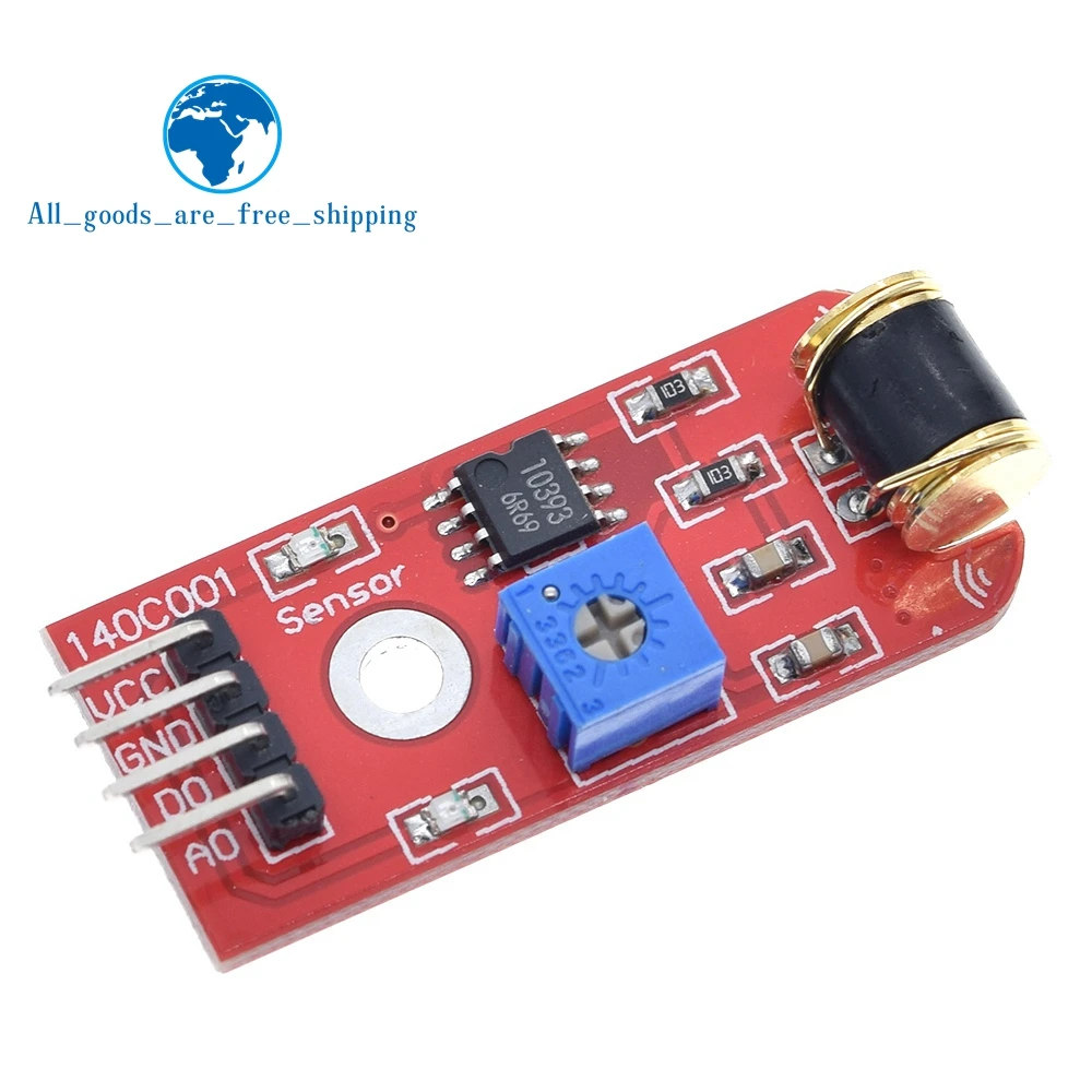 Tzt 801s Shake Vibration Sensor Module For Arduino Open Source Lm393 3 ...
