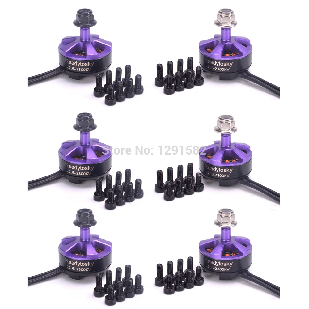 Новинка 2205 2300KV бесщеточный двигатель 3 4S CW CCW фиолетовый для Wizard X220 X210 250 270 FPV