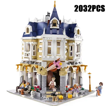 

In Stock QL0923 Creator MOC Street View MOC-14603 The Costume Shop lepining Building Blocks 2032pcs Bricks Toys Sets