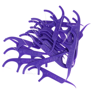 

50pcs/Box Teeth Toothpicks Stick Tooth Clean Plastic Dental Floss Flosser Picks Oral Care Wholesale