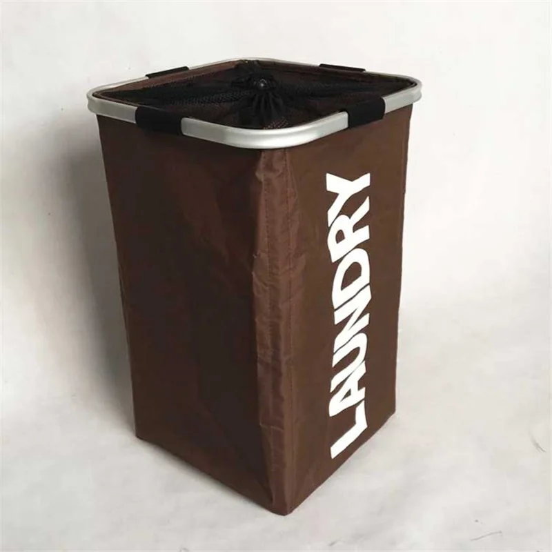 Shushi,, большие сумки и корзины для белья, водонепроницаемая корзина для хранения грязной ткани, складная корзина для прачечной, ведро - Цвет: Coffee
