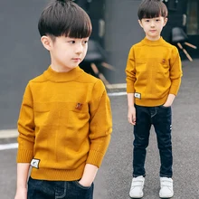 Детский вязаный свитер для мальчиков; сезон осень-зима; свитер для мальчиков; Детские Рождественские свитера; пуловер для мальчиков; Детский кардиган для мальчиков; одежда