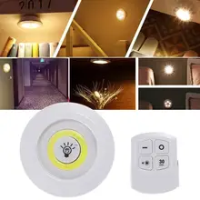 COB Remote Control Pat Light Touch Switch Cabinet Light Wireless Night Light Touch Light Corridor Light