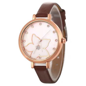 

Carlota Fashion Women Quartz Watchband Leather Strap Watch Band Wristwatch Strap Analog Quartz Reloj femen relogios feminino