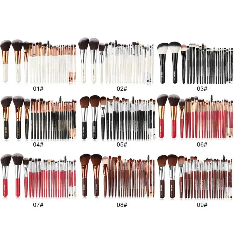 

22pcs Professional Beauty Makeup Brushes Set Cosmetic Eye Shadow Blend Foundation Blush Brush Beauty Tool Kit