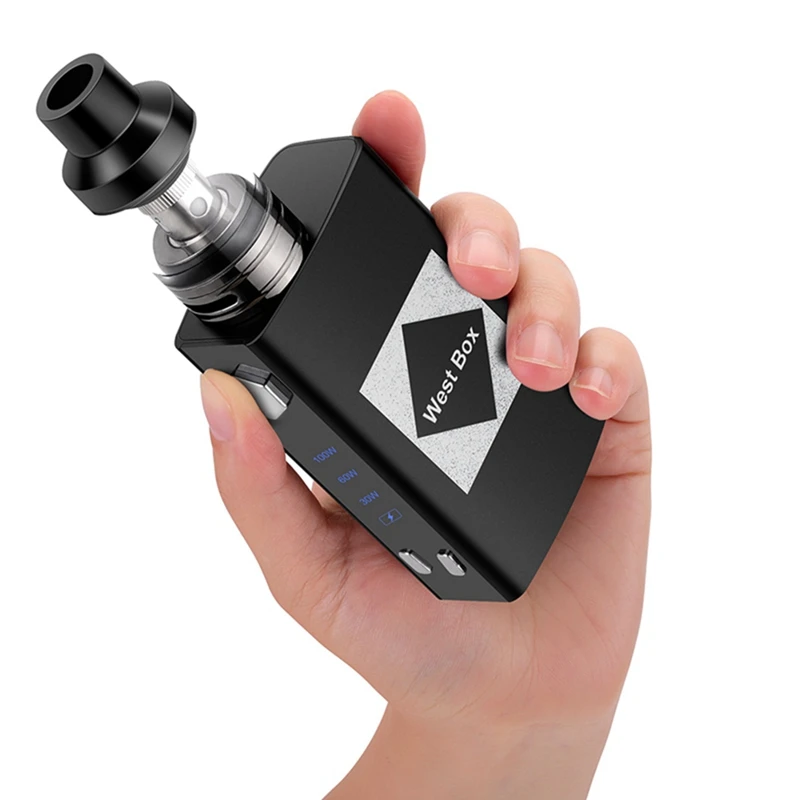 

Electric Cigarette V6 Flash Mod Kit 100W 1800mah Build-in Battery For 2ml Atomizer E Cig Smoke Vape Pen Vaporizer Vs Ijust S