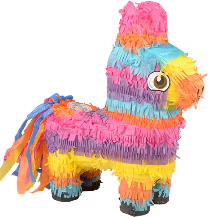 

Pinata Children Birthday Party Accessories Party Game Hit Sugar Props Beat-Pinata Rainbow Small Flower Donkey