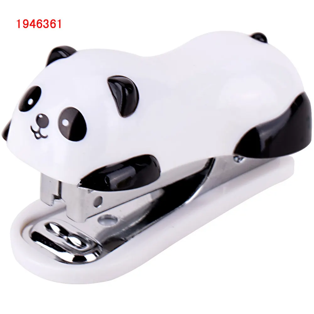 Mini stapler set animal Stapler Set School Office Supplies Stationery Paper Binding Binder Book 3 colors mini stapler set