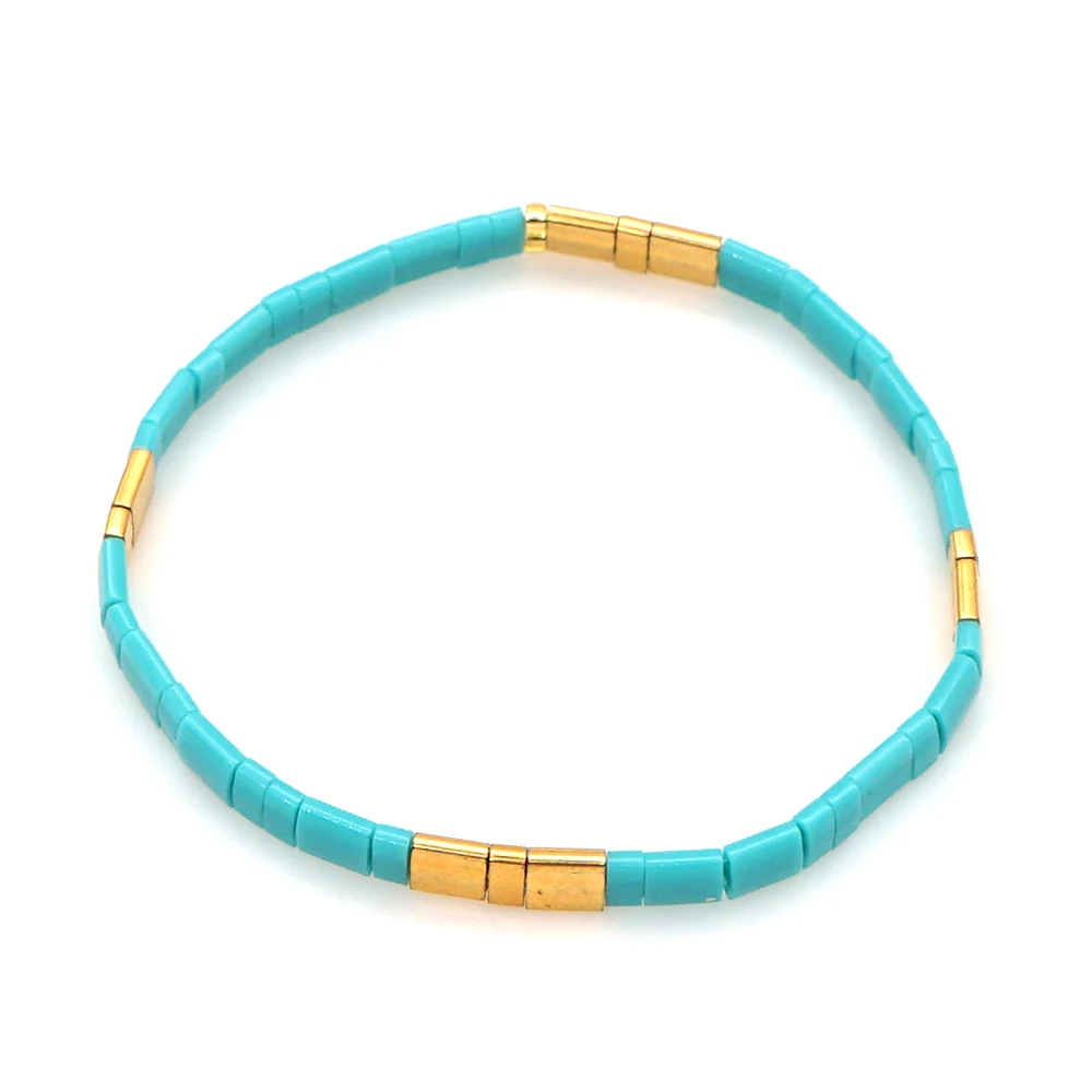 KELITCH Braccialetti con ciondoli per donna braccialetti elasticizzati con perline Bangle per amicizia Gioielli con caramelle