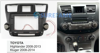 

10.1 inch Car Fascia Radio Panel for TOYOTA HIGHLANDER 2008-2013, KLUGER 2008-2014 Dash Kit Facia Console Bezel Adapter Plate
