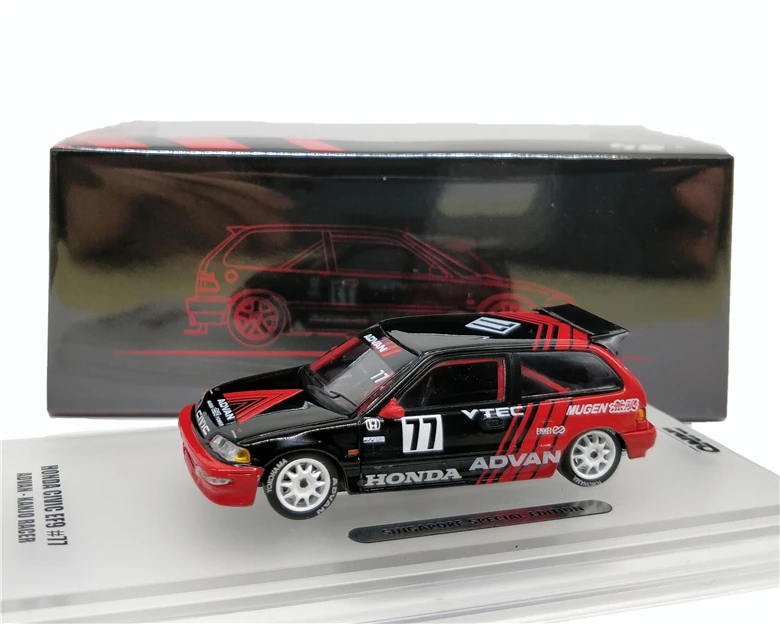 

1:64 INNO64 Honda Civic EF9 #77 Advan KANJO RACER Singapore SP edition Diecast Model Car