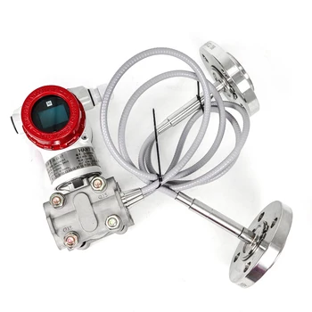

Flat membrane double flange differential pressure transmitter level sensor