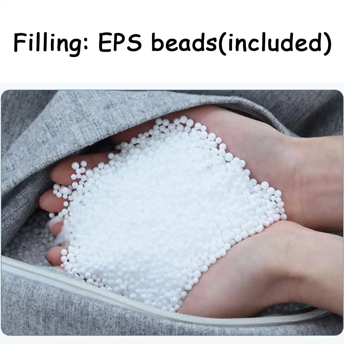 Kids Bean Bag 70x80cm Children Couch Lazy Chair Single Sofa Child Lounger with Filling EPS Beads Home Living Room Furniture Sofa image 5