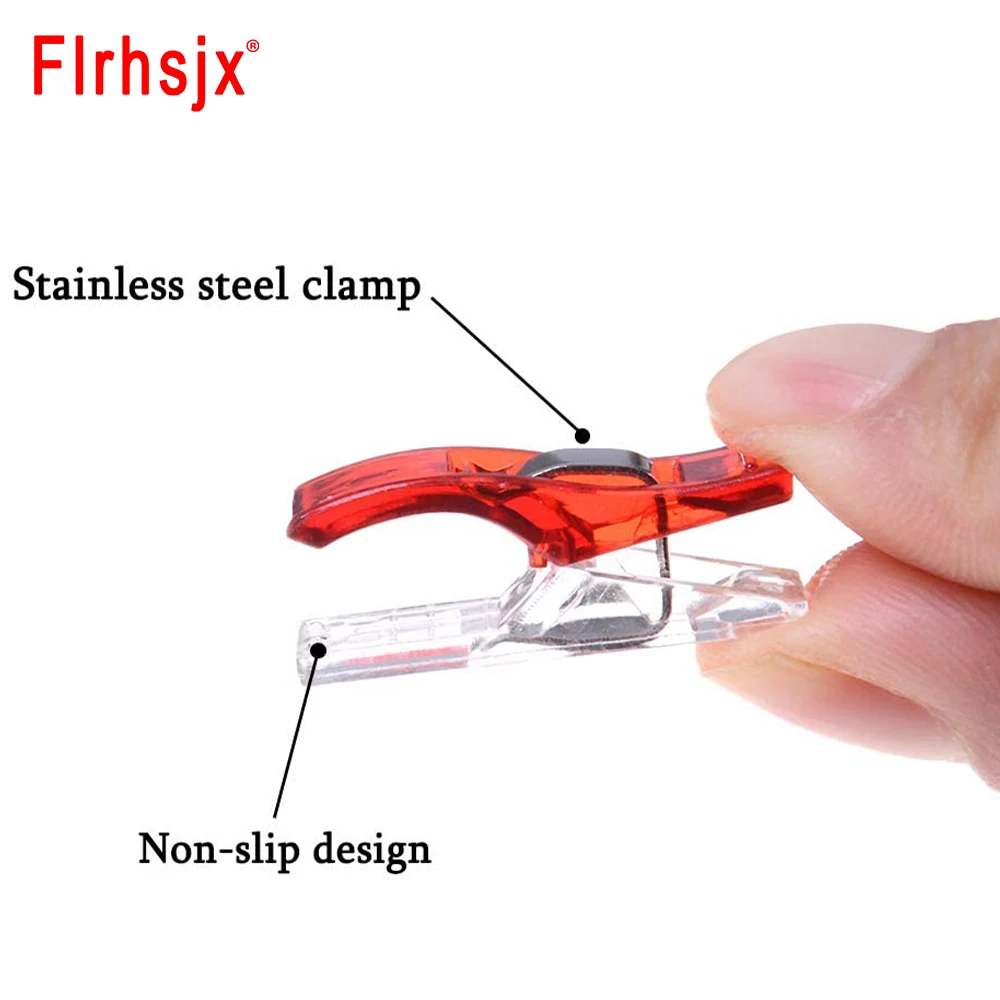 Colorful Sewing Clips Multipurpose Sewing Quilting Clips Fabric Crafting Clamps Binding Plastic Wonder 10/50pcs sewing clips garment clips plastic clips