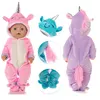 Suit+Shoes Dolls Outfit For 17 inch 43cm Baby Doll Cute Jumpers Rompers Doll Clothes 1