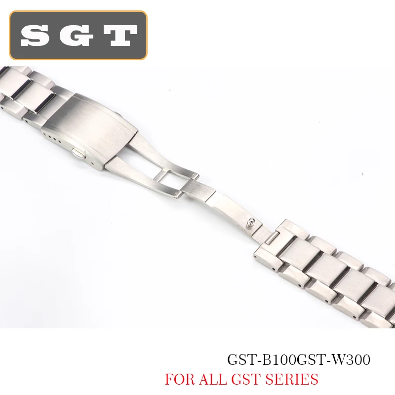 Ремешок для часов GST-B100GST-W300 из нержавеющей стали высокого качества 316L металлический ремешок стальной ремень инструменты