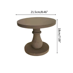 T5EC – accessoires de photographie de nouveau né, Mini Table basse en bois faite à la main, petite Table à thé pour nourrissons, accessoires de prise de Photo bébé 