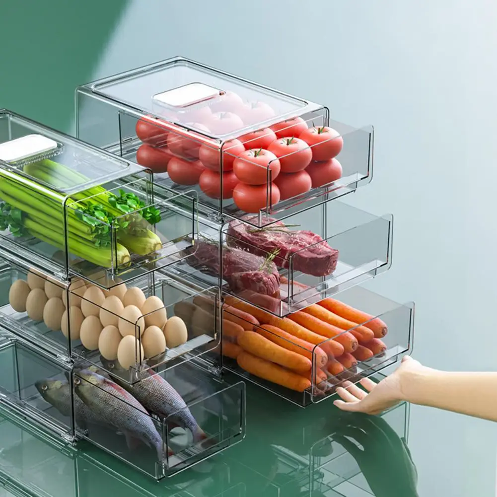 Organizador Nevera JRing, 6 Piezas Transparentes de Almacenamiento de  Alimentos – Shopavia