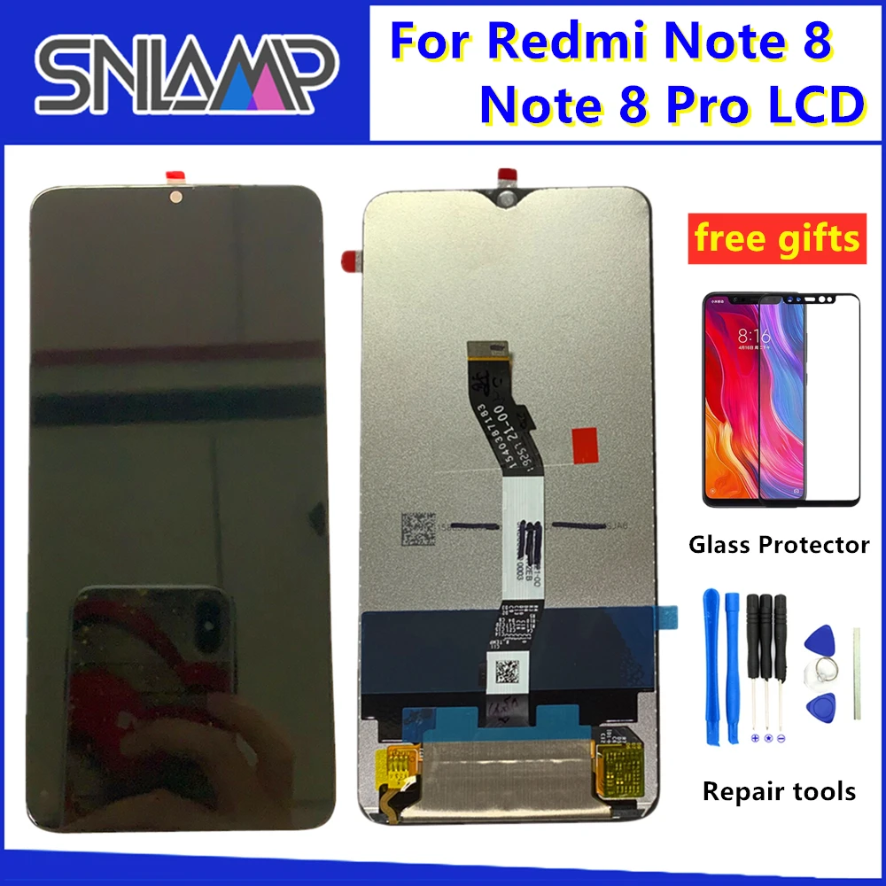 

100% Original For Xiaomi Redmi Note 8 pro lcd display +Touch Screen Panel Digitizer Assembly Replacement for Redmi Note8 Pro LCD
