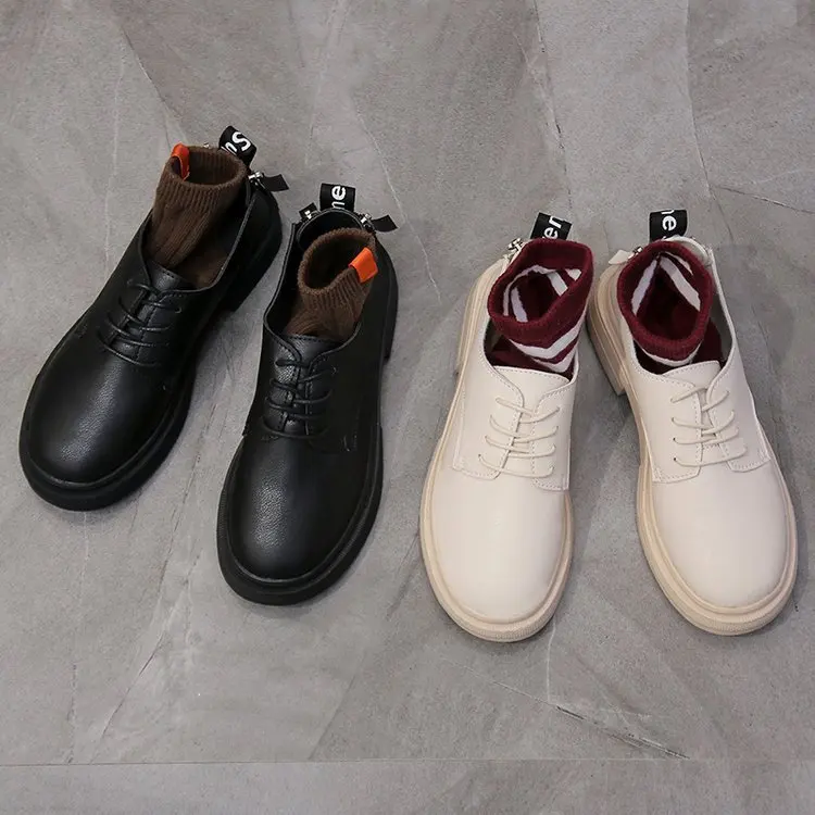

Small Leather Shoes Women's British-Style 2019 New Style Autumn And Winter with Skirt Korean-style Versatile Online Celebrity IN