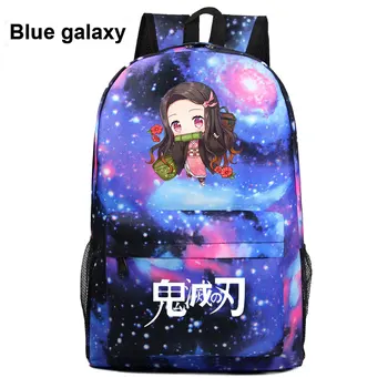 

New Anime Demon Slayer Prints Boy Girl Kids Book Bags Women Bagpack Teenagers Schoolbag Men Student Laptop Travel Backpacks