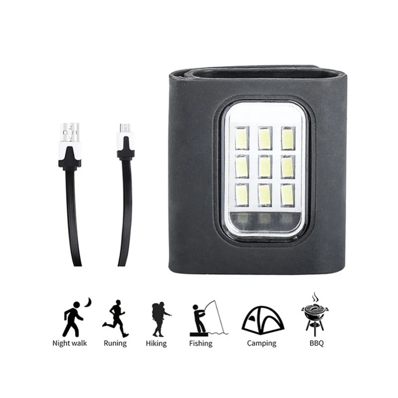 

Outdoor Sports USB Charging Luminous Running Convenience Lights LED Portable Light For Runners And Joggers