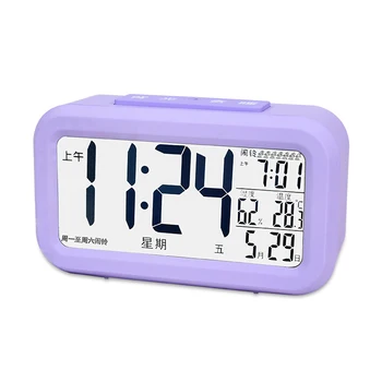 

Simple Electronic Smart Digital Alarm Clock Led Alarm Clocks Temperature Digital Despertador Creative Modern Housewares OO50AC