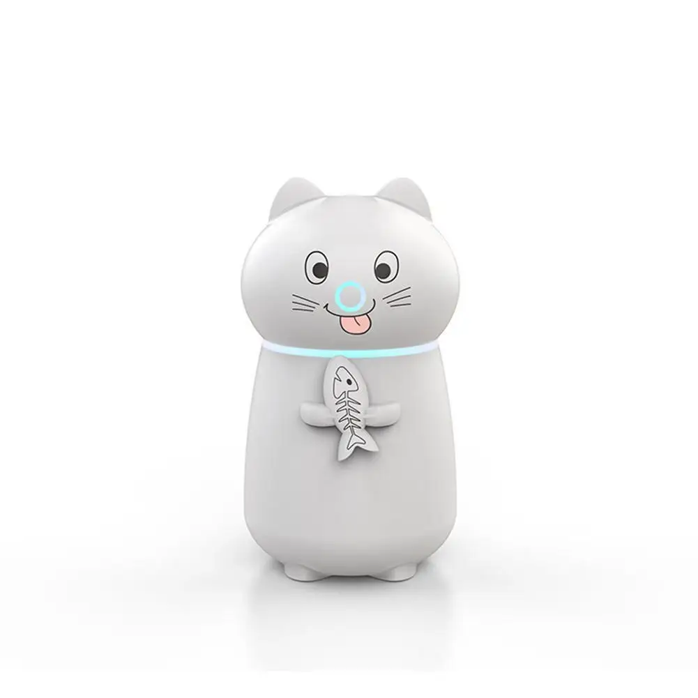 450 мл мини милый Автомобильный увлажнитель мультяшная кошка usb зарядка Настольный увлажнитель воздуха