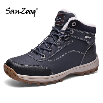 

Winter Men Waterproof Snow Boots Man 2019 Mens Footwear Kar Botu Botines Botte Homme Ankle Bota Neve Sniegowce Stivaletti Uomo