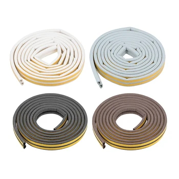 

uxcell Foam Tape Adhesive Weather Stripping 9mm Wide 6mm Thick, 5 Meters Brown, 2Pcs