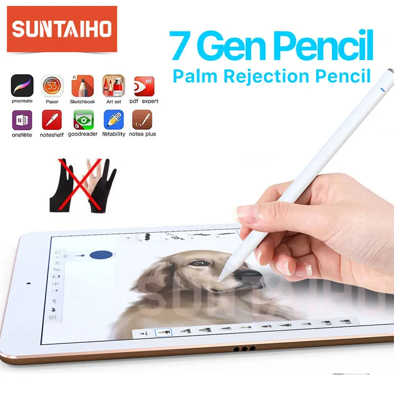 

For iPad Pencil Apple Pen Stylus for iPad Pro 3rd Gen 11 12.9 2018 Mini 5a 10.5 10.2 2019 6th 7th Gen 2019 for 