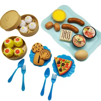 

31Pcs/Set Simulation Burger Bum Takeware Model Food Kitchen Play Education Toys For Children Girls Kids New